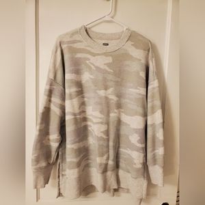 Aerie pastel camo crewneck sweatshirt